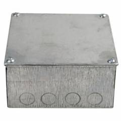 Metal Adaptable Box 9" x 9" x 4" With Knockout